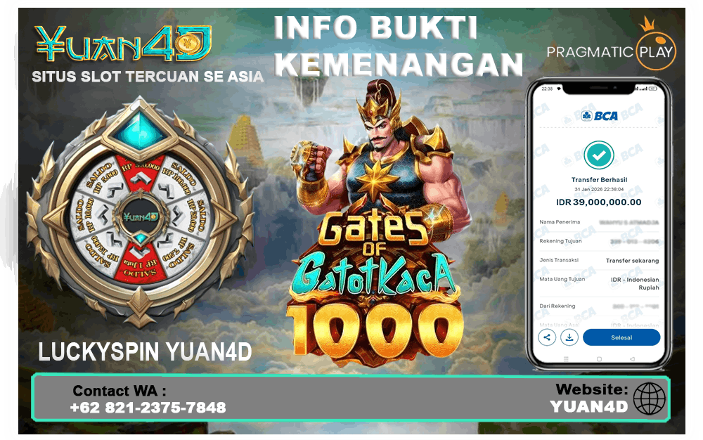 Kemenangan Slot Gates of Gatot Kaca 1000, Petir Sang Ksatria Hantarkan Cuan Besar